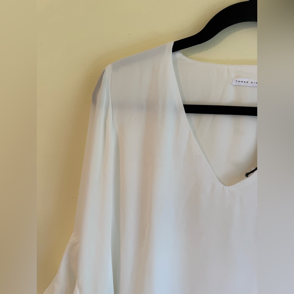 Three Eighty Two White Kimono *NEW WITH TAGS* - Picture 3 of 10